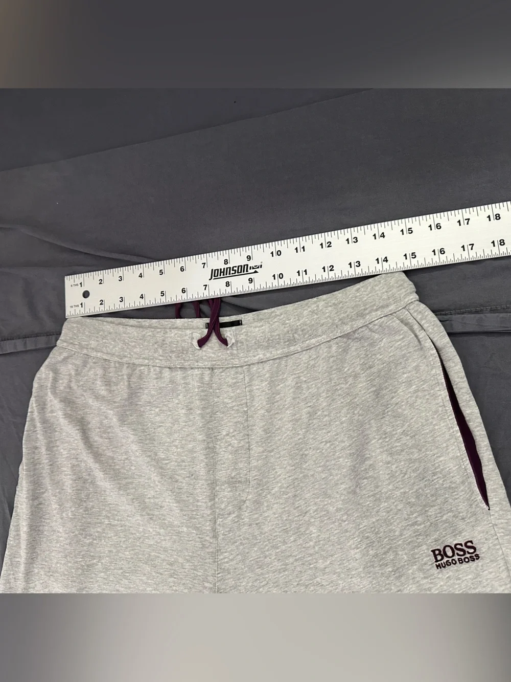 Boss Hugo Boss Light Grey Hoodie and Joggers with Dark Accent Drawcord Mens L